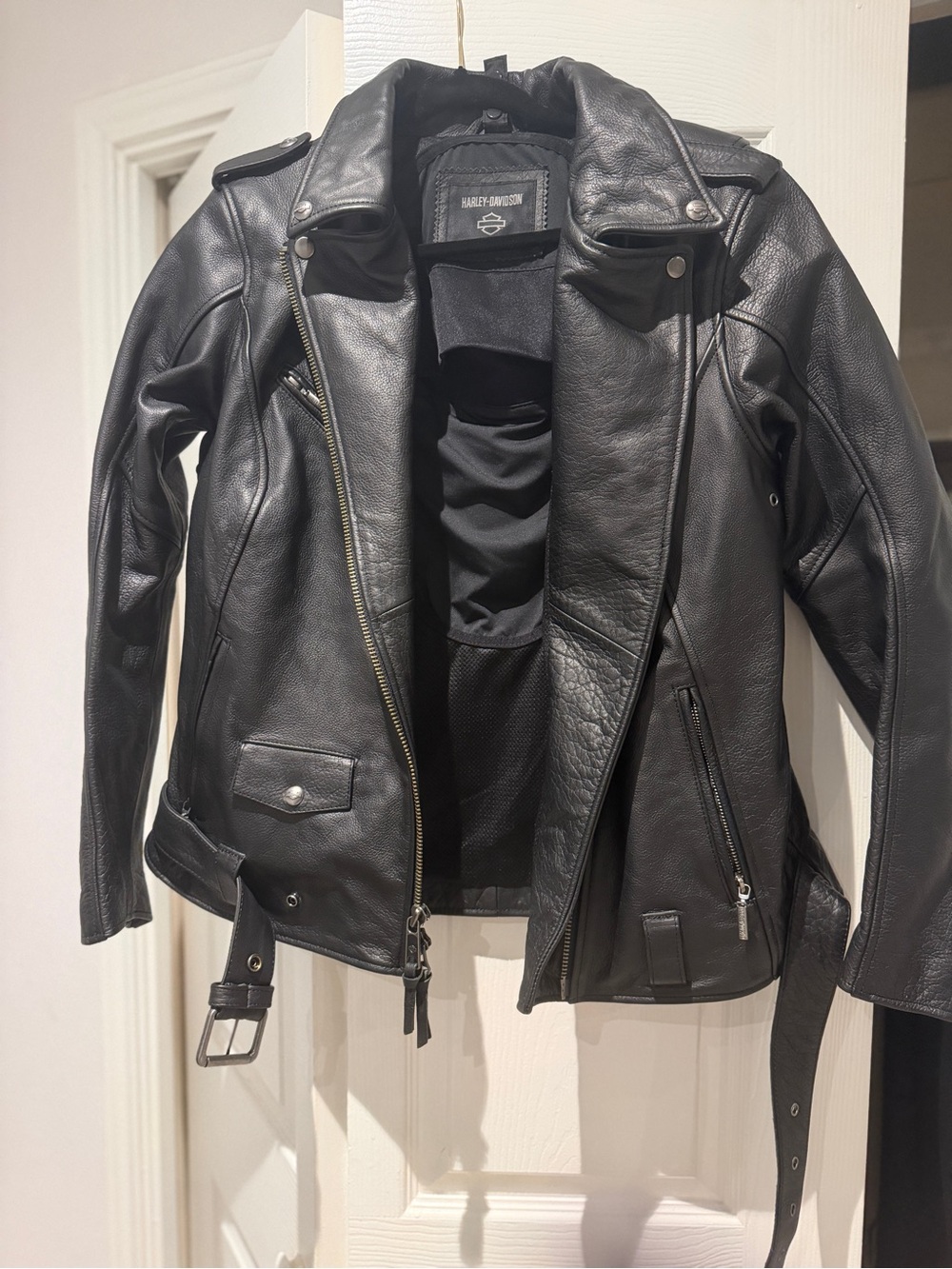 Harley-Davidson  Black Leather Motorcycle Jacket
